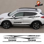 Car Styling Door Side Sport Garland Stickers Auto Body Decor Vinyl PVC Decal Car Accessories for Hyundai Tucson Captivating